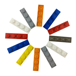 Piezas de plástico DIY MOC n. ° 3710, placa 1x4, bloques de construcción compatibles, juguetes educativos - Product Image 5