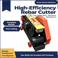 Mesin Pemotong Besi Tulang Industri GQ55 6-40mm Pemotong Batang Baja Motor Tembaga 4KW Bodi Tebal Versi Ekspor Tahan Lama