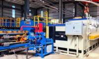 Horno de Calentamiento de Aluminio Multibillet de 1800T, 35KW, 380V, con PLC, para Prensa de Extrusión