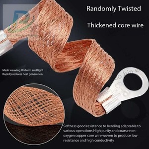 Linh hoạt điện bị mắc kẹt dây đồng trần đóng hộp mạ bện mở rộng che chắn đúng mức tay áo đồng nguyên chất 220V 20mm - Product Image 4