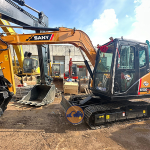 Excavatrice sur chenilles hydraulique <span class=keywords><strong>Sany</strong></span> SY75C Pro 7,5 8 tonnes d'origine 2023 avec pompe et boîte de vitesses Kawasaki, mini <span class=keywords><strong>pelle</strong></span> à faible nombre d'heures de fonctionnement à vendre - Product Image 3