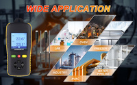 Handheld PT100 Thermometer Temperature Humidity Meter Data Logger for HVAC Industrial Measurement