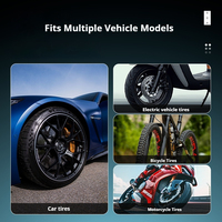 Kit d'outils de réparation rapide des pneus Kewig&Maruni, kit d'urgence pour pneus à vide, léger et portable, adapté aux motos, vélos, scooters et voitures