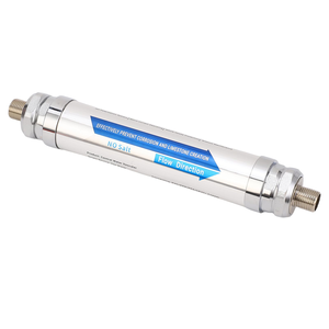 Système de dessalement d'eau portable manuel en acier inoxydable pour camping-car et maison, sans sel, pour eau dure - Détartreur d'eau domestique - Product Image 1