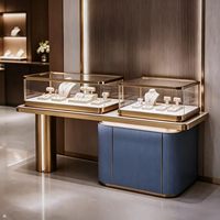 Vitrine d'exposition GZowin LED lumineuse, couleur personnalisable, durable, écologique, recyclable, avec dimensions ajustables