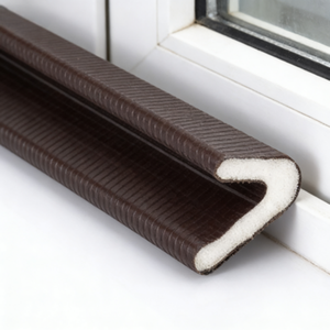 Guarnizione a V per Porte, Striscia Sigillante Autoadesiva Durevole in Schiuma per Porte, Cancelli, Porte d'Ingresso e Finestre - Product Image 1