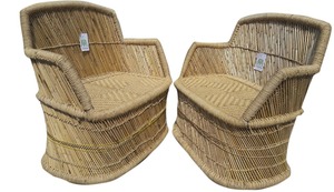 โซฟาสวนไม้ไผ่2-Seater ร่วมสมัยสำหรับลานกลางแจ้งวิลล่าและห้างสรรพสินค้าสำหรับการพักผ่อน - Product Image 3