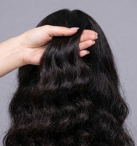 Pelucas de Cabello Humano con Ondas Corporales de Alta Densidad 250%, Cabello Virgen Crudo Sin Procesar con Cutícula Alineada, Pelucas con Frente de Encaje, Precio de Fábrica - Product Image 1