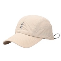 Casquette personnalisée 5 panneaux en nylon légère avec lettres brodées, cordon de serrage réglable, visière incurvée, vente en gros, unisexe, sport, OEM