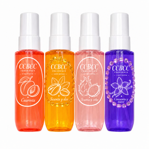 Tropical Fragrance <b>Perfume</b> Mist 4pcs <b>Set</b>, Long Lasting Body Scent Spray <b>Mini</b> Travel Size Fragrance Collection - Product Image 5