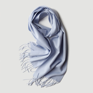 Écharpe en cachemire épaisse de couleur unie pour enfants, tour de cou chaud à texture ondulée pour l'hiver et les activités de plein air - Product Image 1