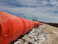 Flotteurs légers en polyéthylène pour l'aquaculture et la construction de quais