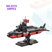 Wange 3519 Navy Type 094 Sous-marin Nucléaire Stratégique Modèle MOC Jouet Éducatif en Blocs de Construction en Plastique pour Enfants Vente en Gros