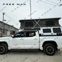 Mini-camper léger à coque souple et toit relevable, vente directe usine, pour Toyota Tundra