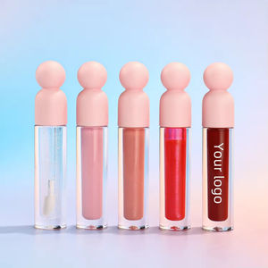 Gloss à lèvres longue durée personnalisé avec logo OEM, imperméable, anti-adhésif, brillant, pailleté, hydratant, huile minérale, certifié CE, taille standard - Product Image 3