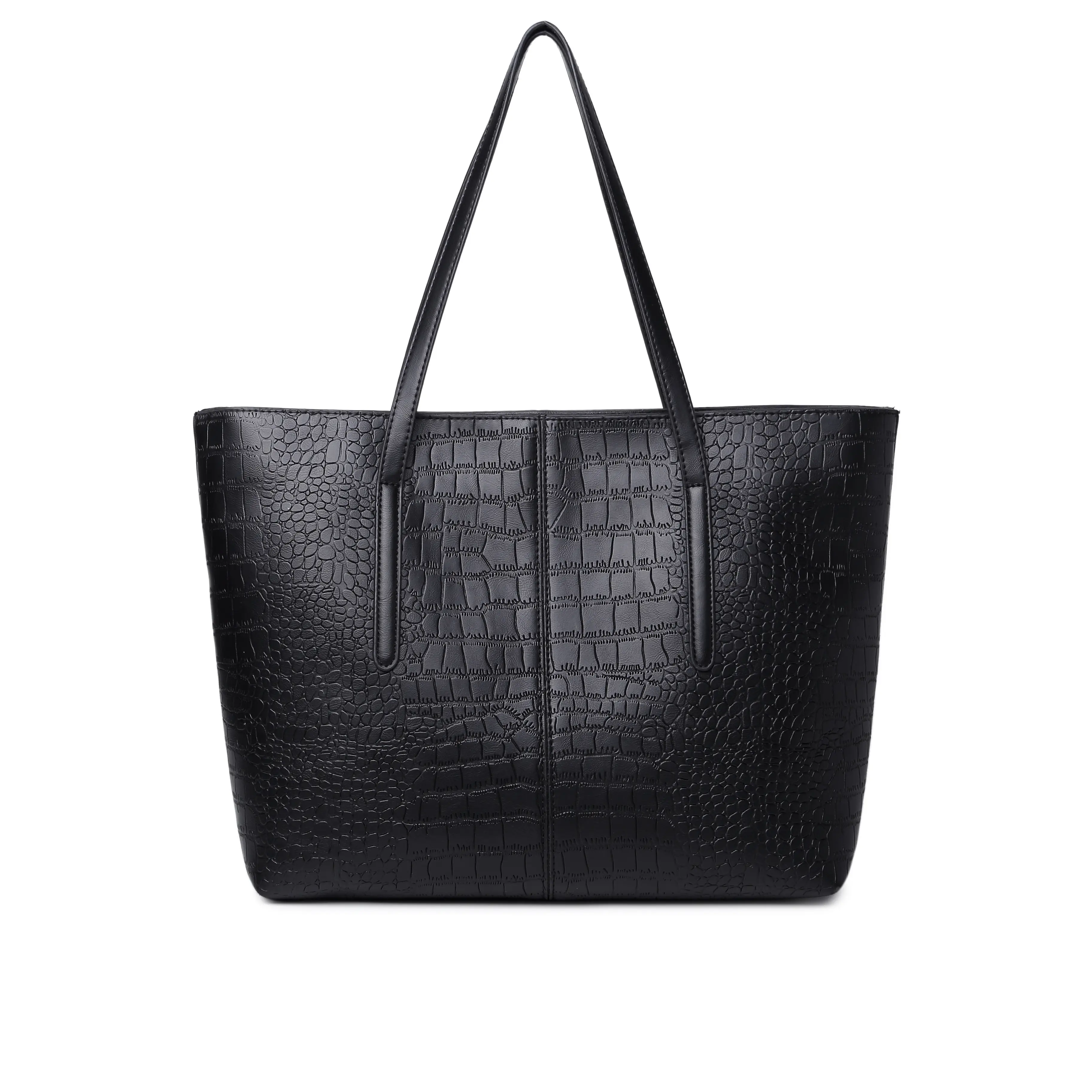wholesale pvc tote bag shoulder bags with big capacity for women handbag