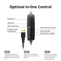 Headset Gaming Tronsmart Black Glary Terbaik dengan Mikrofon