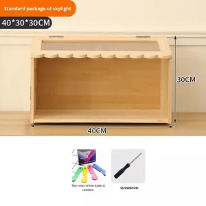 Rudin Gỗ Gà & <span class=keywords><strong>Hamster</strong></span> Chăn Nuôi Hộp Nhiệt Độ Không đổi Cách Nhiệt Nhà Vật Nuôi Cho ấp trứng & cooping Gà & <span class=keywords><strong>Hamster</strong></span> - Product Image 6