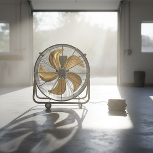 Ventilateur sur pied mobile à fréquence variable de 24 pouces, grande puissance, pour atelier/entrepôt extérieur, tambour métallique, usage domestique, haute performance - Product Image 3