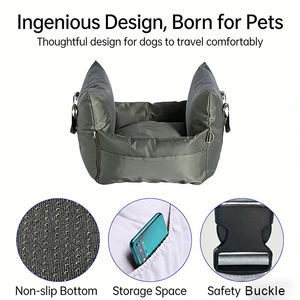 Vente d'usine : Siège auto pour chien 2-en-1 de qualité supérieure, confortable et polyvalent, pour les voyages avec les chiots - Product Image 4