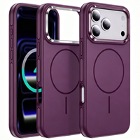 Funda Protectora Magnética Resistente para iPhone 16 17 18 ProMax, Carga Estable, Funciona con Banco de Energía, Tarjetero, Soporte para Teléfono