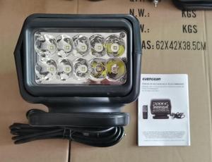 Nouvelle <span class=keywords><strong>lampe</strong></span> de travail <span class=keywords><strong>LED</strong></span> <span class=keywords><strong>à</strong></span> télécommande avec base magnétique de 7 pouces, 50W, 6000K, spot magnétique <span class=keywords><strong>sans</strong></span> <span class=keywords><strong>fil</strong></span> - Product Image 2