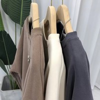 Femmes 100% coton luxe Streetwear surdimensionné brodé pull pull col rond en relief Logo personnalisé à capuche imprimé
