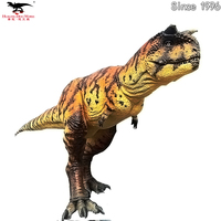 Modèle de dinosaure Carnotaurus animatronique, simulation mécanique électrique, grande figurine de dinosaure pour la décoration des parcs à thème