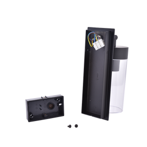 Đen Die-cast Nhôm PC bóng râm vườn ngoài trời Treo Tường Đèn E27 Bóng đèn hướng xuống với Polycarbonate khuếch tán - Product Image 3