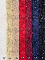 Nouveau tissu en dentelle à paillettes de luxe, tissu en dentelle à sequins, broderie perlée, dentelle à perles, textile pour vêtements pour femmes élégantes, robe de mariée