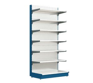 Bulk Sale Narrow Aisle Supermarket <strong>Shelves</strong> <strong>Slim</strong> Design Metal Shelving <strong>Unit</strong> for Maximizing Floor Space - Product Image 4