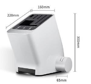 Ensemble de couteaux de cuisine en bloc en plastique 2025 – Vente chaude, le plus populaire, innovation commerciale avec support et aiguiseur SKD005 P - Product Image 4