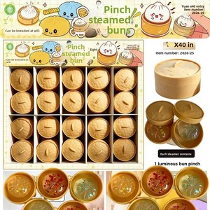 Juguete Antiestrés de Látex con Forma de Dumpling, Mini, Bonito, de Cristal, para Aliviar el Estrés, para la Oficina, Broma, Recuperación Lenta, Divertido Regalo - Product Image 5
