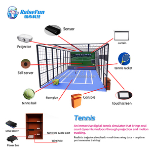 Máquina Simuladora de Fútbol y Tenis RaiseFun, Juego Deportivo para Interiores, Entretenimiento para Adultos y Niños, Equipo para <span class=keywords><strong>Sala</strong></span> de Juegos - Product Image 3