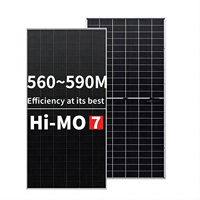 Pour Hi-MO7 LR5-72HGD panneaux solaires bifaciaux de type N HJT 600W haute efficacité en stock