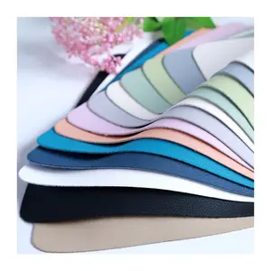 customization Microfiber Embossed textile waterproof faux pu leather for shoes or bag