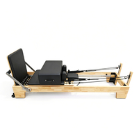 Système de poulie à corde pour Reformer Pilates en bois de chêne, réglable, professionnel, idéal pour studio de fitness de 150 m²