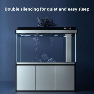Acuario Amplio y Moderno <span class=keywords><strong>de</strong></span> Lujo para Peces Arowana, Filtro Subacuático Inteligente y Ecológico para Oficina y Sala <span class=keywords><strong>de</strong></span> Estar, Garantía <span class=keywords><strong>de</strong></span> 2 Años - Product Image 4