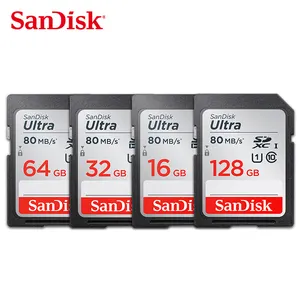 Groothandel Sd Kaart Ultra 64Gb 128Gb 16Gb 32Gb Geheugenkaarten UHS-I Sdsdhc/Sdxc Voor Camera Video