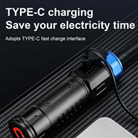 Lampe de travail LED magnétique rechargeable portable 360 °   Lampe de poche multifonctionnelle flexible