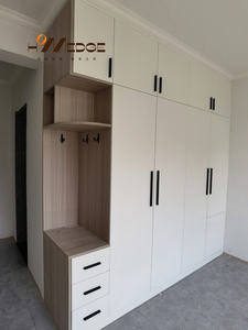 Homedge Hochwertiger Moderner Weißer Wandelbarer Freistehender Kleiderschrank für das Schlafzimmer Schranksystem Organizer - Product Image 5