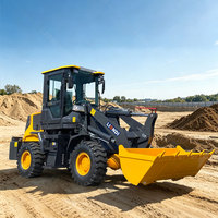 Brandneuer Allrad-Radlader mit Frontschaufel und Anbaugeräten für Landwirtschaft/Bauarbeiten