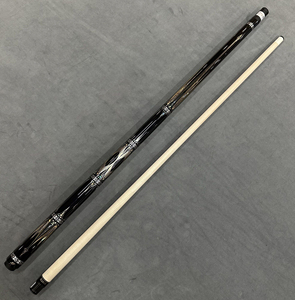 JFLOWERSJF20-26G Maple Wood Pool Cue 58 Inch 13mm Tip 1 2 Split Billiard Cue Stainless Steel Joint Smooth Grip for Pool Table - Product Image 1