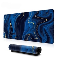 Tapis de souris XXL personnalisé noir antidérapant en caoutchouc pour jeux, sublimation, tissu polyester durable, utilisation PC sans fil, anime 3D