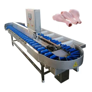 बालों वाले केकड़ों और चिकन चेकवेगर के लिए वजन छँटाई मशीन स्वचालित मल्टी-लेवल चेक वेगर कीमत