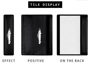 Sangle de ceinture de sécurité en Fiber de carbone, Logo de voiture personnalisé, housse de ceinture de sécurité de voiture, coussin, sangle pour accessoires d'intérieur de voiture - Product Image 3