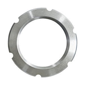 Stainless Steel Slotted Round Nut 6 Slot Metric Class 8.8 Precision Locking Nut - Product Image 1