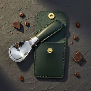 Portable Folding Shoehorn Keychain With Pu <b>Pouch</b> Durable Accompanied Leather Bag Set for Both <b>Men</b> Women - Product Image 4