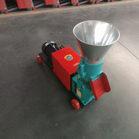 Machine à granulés d'aliments pour volailles et bétail, compacte, flexible, à moteur électrique, pour usage domestique, équipement agricole à petite échelle, version améliorée