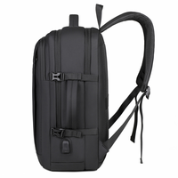 Mochila para Hombre y Mujer, Mochila para Portátil con USB, para Estudiantes, Viajes, Negocios, Impermeable, Mochilas Escolares con Logo